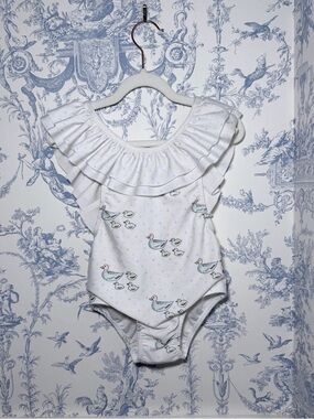 Sal & Pimenta Ruffle Swimsuit Bow 3T fits TTS